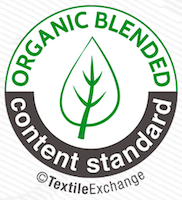 About Organic blended content standard logo for socks